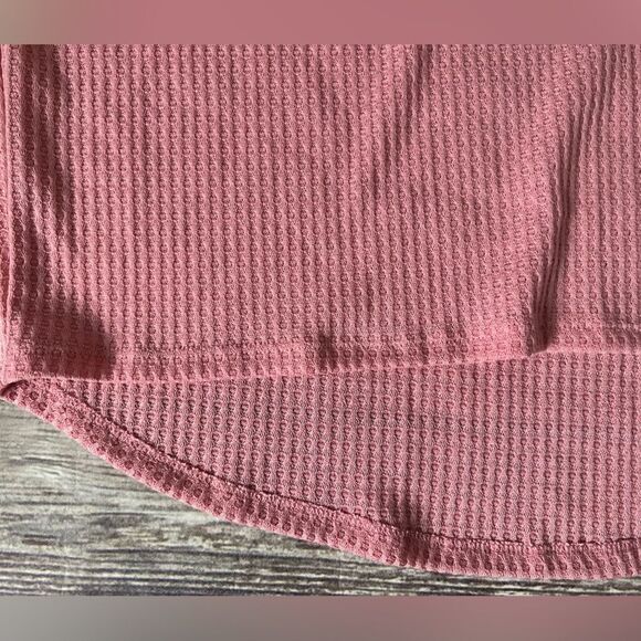 Blush Pink waffle knit top - Picture 4 of 11